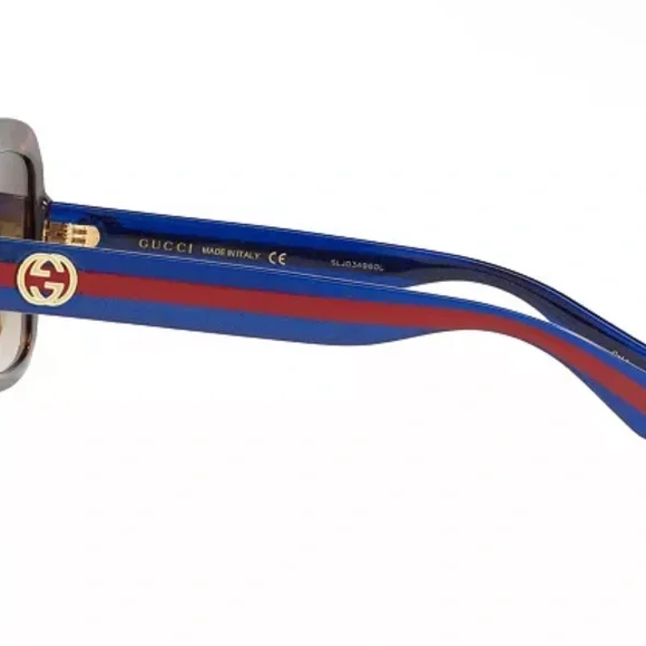 Gucci women’s Brown Gradient Oversized Sunglasses - Picture 5 of 9